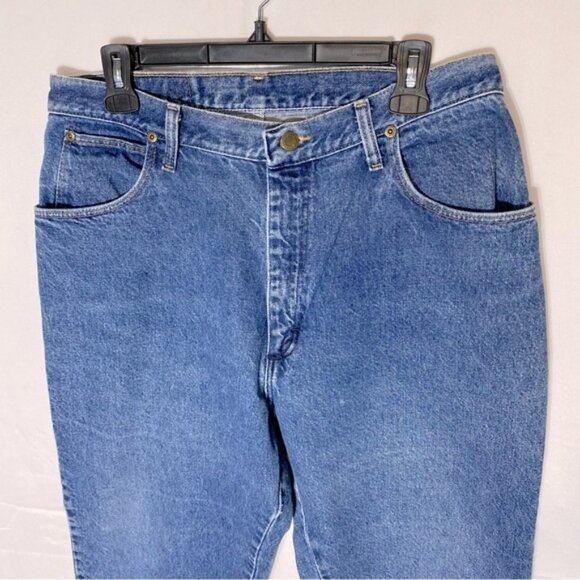 Vintage Wrangler Med Wash Baggy Jeans 16 - Picture 12 of 14